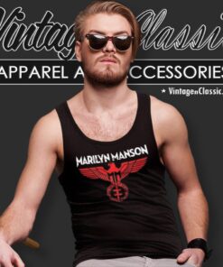 Marilyn Manson Spread Eagle Tour Shirt 4 Marilyn Manson Spread Eagle Tour Tank Top Racerback