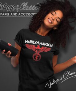 Marilyn Manson Spread Eagle Tour Shirt 6 Marilyn Manson Spread Eagle Tour Women T Shirt