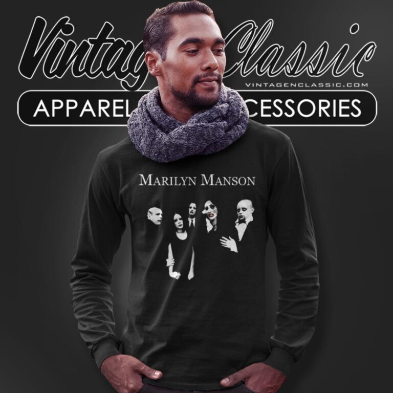 Marilyn Manson Suffering Long Sleeve Tee Marilyn Manson Suffering Long Sleeve Tee