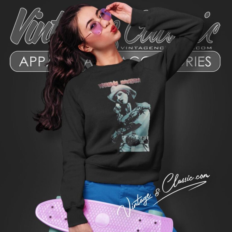 Marilyn Manson Super Cowboy Sweatshirt Marilyn Manson Super Cowboy Sweatshirt