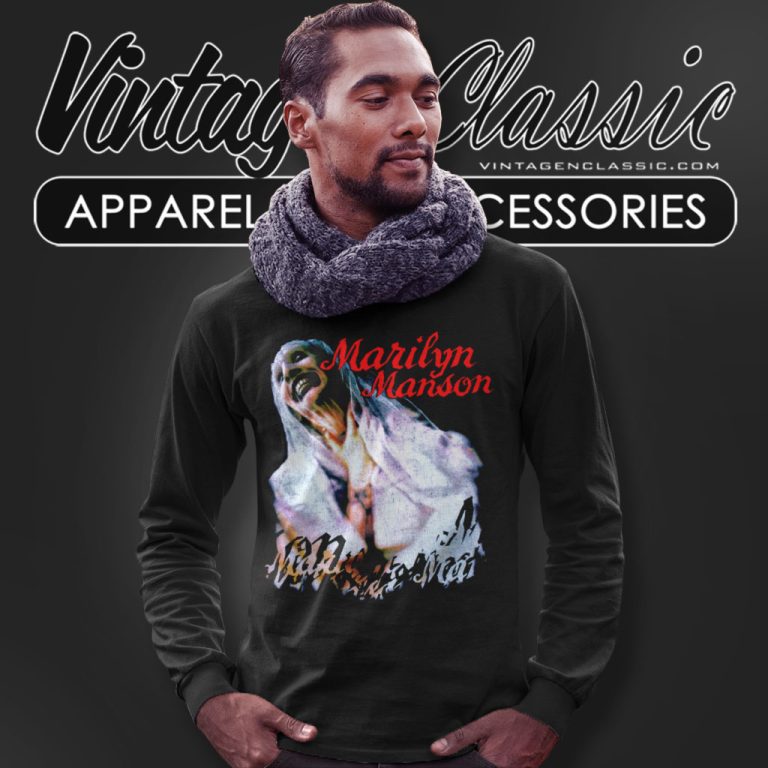 Marilyn Manson Sweet Dreams Long Sleeve Tee Marilyn Manson Sweet Dreams Long Sleeve Tee