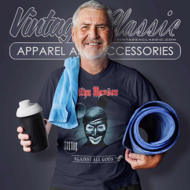 Marilyn Manson The Evil Mickey V Neck TShirt Marilyn Manson The Evil Mickey V Neck TShirt