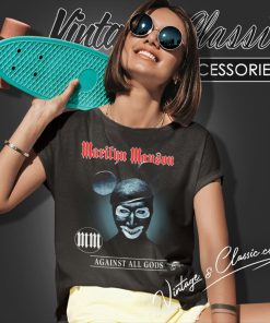 Marilyn Manson The Evil Mickey Women T Shirt