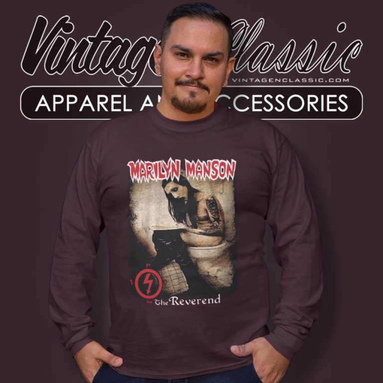 Marilyn Manson The Reverend Long Sleeve Tee Marilyn Manson The Reverend Long Sleeve Tee