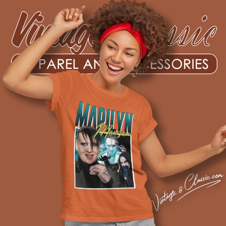 Marilyn Manson Vintage Women T Shirt Marilyn Manson Vintage Women T Shirt