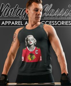 Marilyn Monroe Chicago Blackhawks Toews Tank Top Racerback