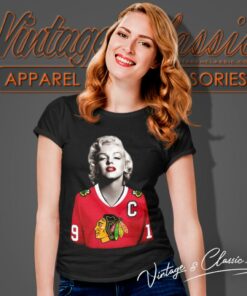 Marilyn Monroe Chicago Blackhawks Toews Women T Shirt
