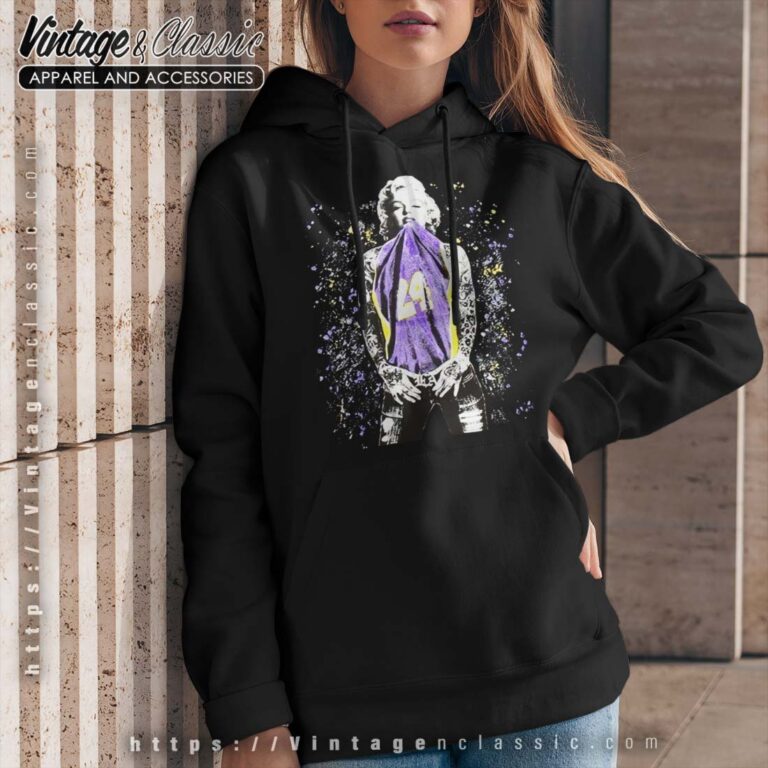 Marilyn Monroe Kobe Bryant LA Lakers Hoodie Marilyn Monroe Kobe Bryant LA Lakers Hoodie