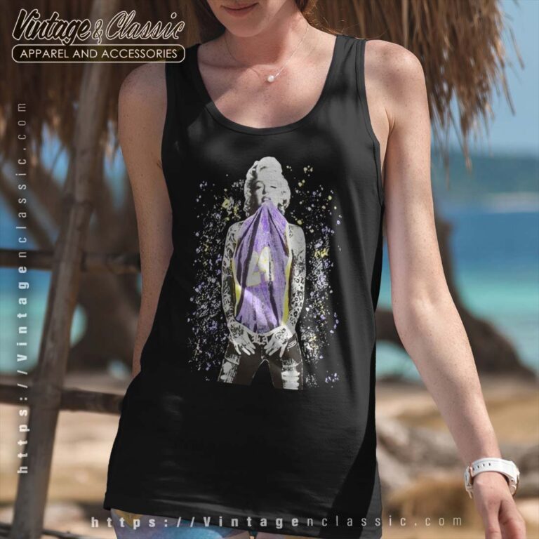 Marilyn Monroe Kobe Bryant LA Lakers Tank Marilyn Monroe Kobe Bryant LA Lakers Tank