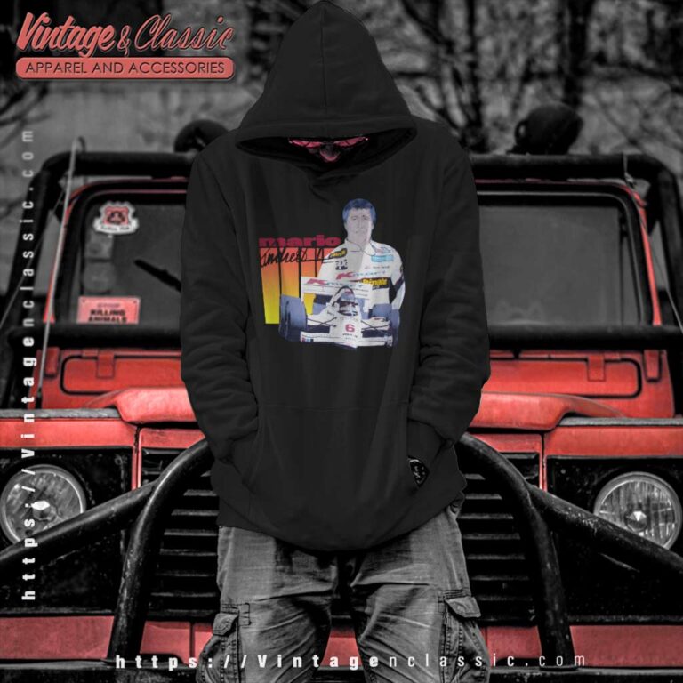 Mario Andretti Nascar Vintage Hoodie Mario Andretti Nascar Vintage Hoodie