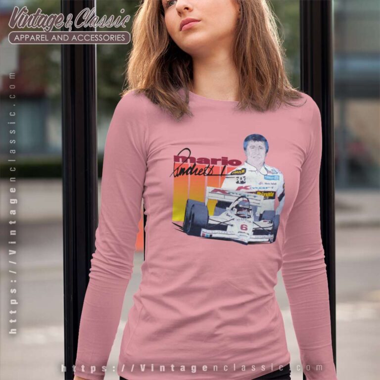 Mario Andretti Nascar Vintage Long Sleeve Tee Mario Andretti Nascar Vintage Long Sleeve Tee