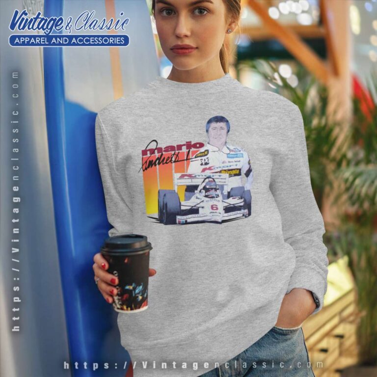 Mario Andretti Nascar Vintage Sweatshirt Mario Andretti Nascar Vintage Sweatshirt