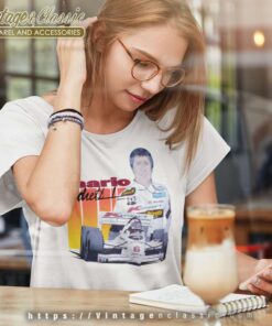 Mario Andretti Nascar Vintage Women TShirt