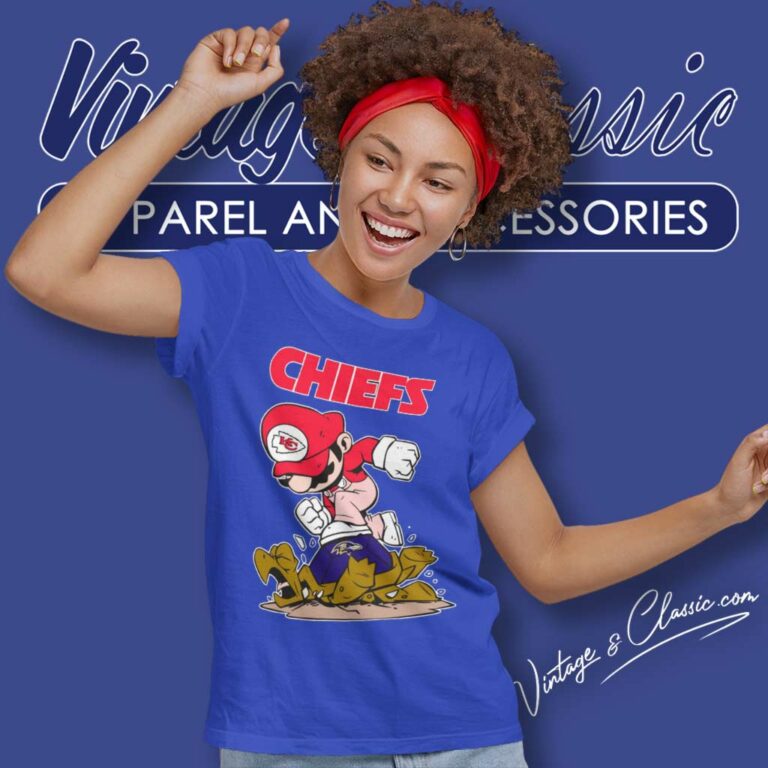Mario Chiefs Stomps On Baltimore Ravens Women TShirt Mario Chiefs Stomps On Baltimore Ravens Women TShirt
