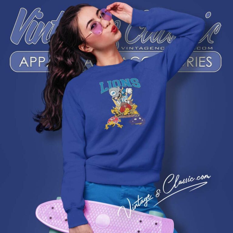 Mario Lions Stomps On 49ers Chiefs Ravens Sweatshirt Mario Lions Stomps On 49ers Chiefs Ravens Sweatshirt