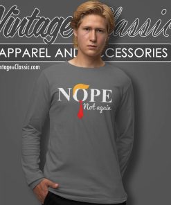 Mark Cuban Nope Not Again Long Sleeve Tee