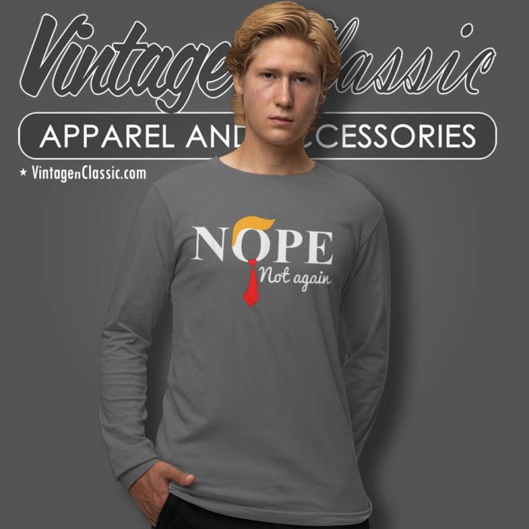 Mark Cuban Nope Not Again Long Sleeve Tee Mark Cuban Nope Not Again Long Sleeve Tee