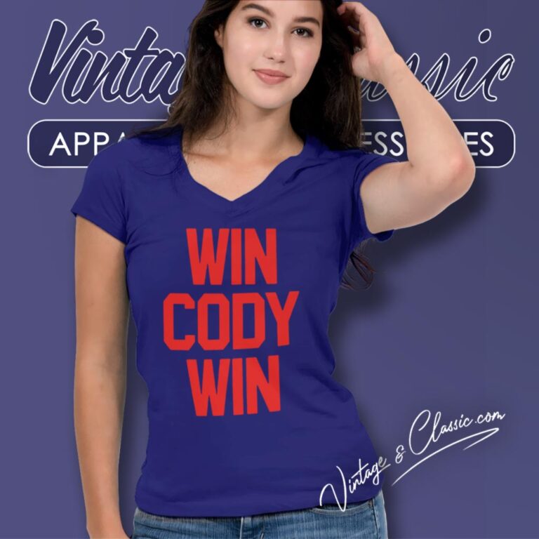 Mark Henry Win Cody Win V Neck TShirt Mark Henry Win Cody Win V Neck TShirt