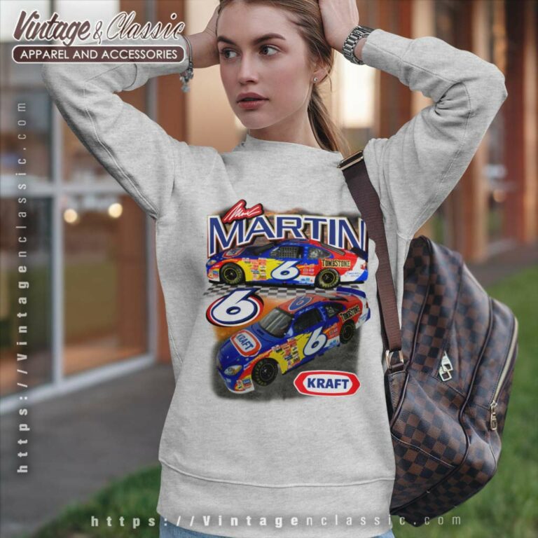 Mark Martin Kraft 6 Vintage Nascar Sweatshirt Mark Martin Kraft 6 Vintage Nascar Sweatshirt