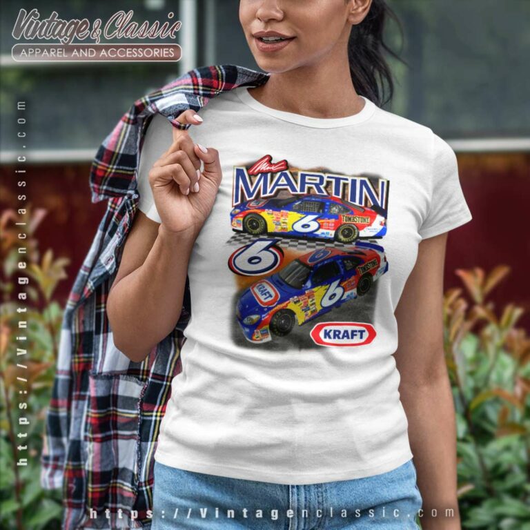 Mark Martin Kraft 6 Vintage Nascar Women TShirt Mark Martin Kraft 6 Vintage Nascar Women TShirt