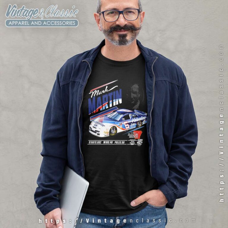 Mark Martin Nascar Hall Of Fame Valvoline Long Sleeve Tee Mark Martin Nascar Hall Of Fame Valvoline Long Sleeve Tee