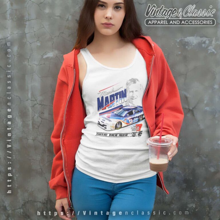 Mark Martin Nascar Hall Of Fame Valvoline Tank Top Racerback Mark Martin Nascar Hall Of Fame Valvoline Tank Top Racerback
