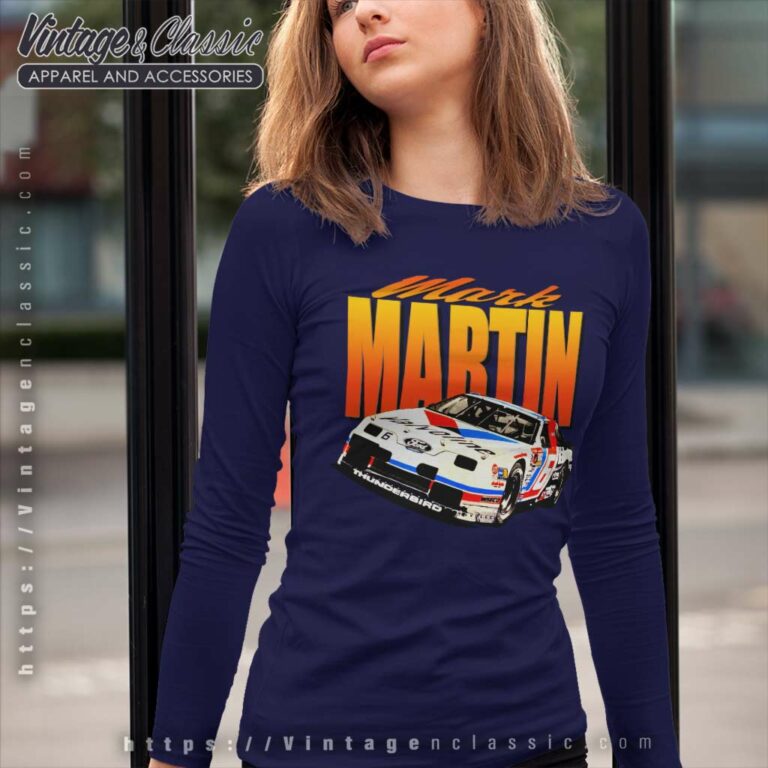 Mark Martin Valvoline 6 Ford Nascar Long Sleeve Tee Mark Martin Valvoline 6 Ford Nascar Long Sleeve Tee