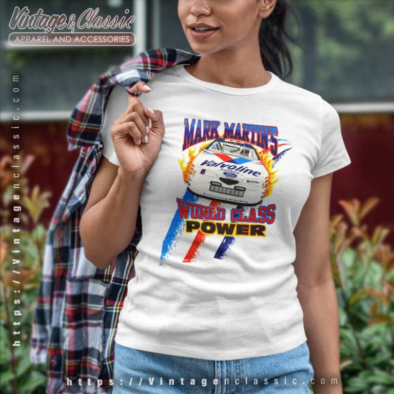 Mark Martins World Class Power Nascar Women TShirt Mark Martins World Class Power Nascar Women TShirt