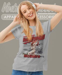 Mark Mcgwire St Louis Cardinals Home Run Women TShirt