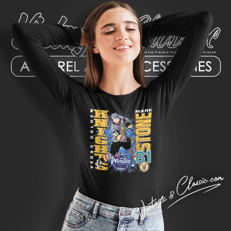 Mark Stone Vegas Golden Knights 2024 Nhl Winter Long Sleeve Tee Mark Stone Vegas Golden Knights 2024 Nhl Winter Long Sleeve Tee