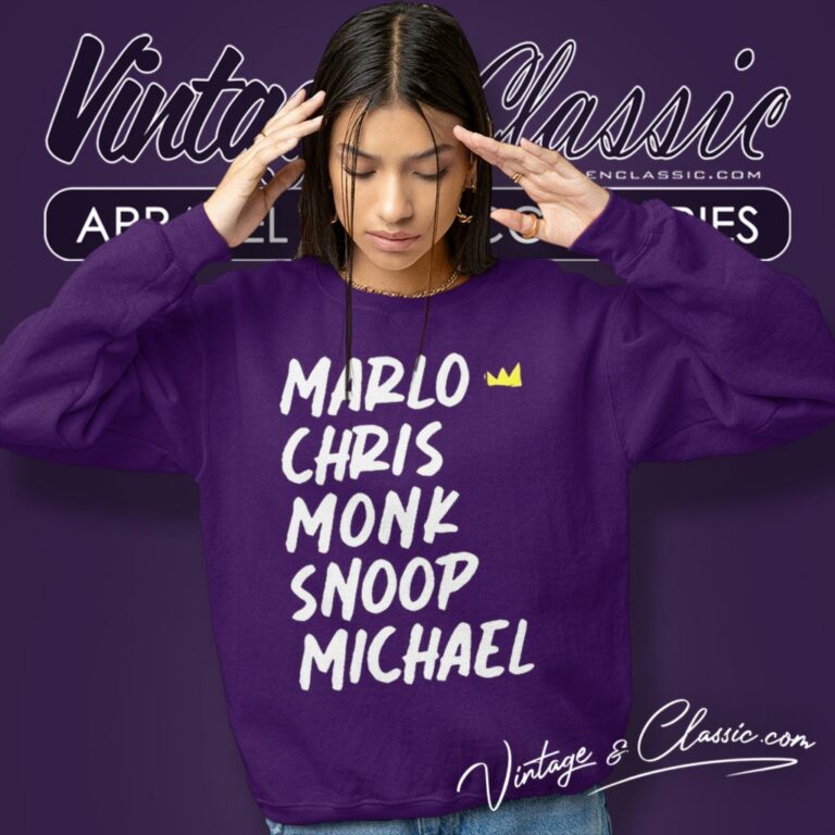 Marlo Chris Monk Snoop Michael Sweatshirt Marlo Chris Monk Snoop Michael Sweatshirt
