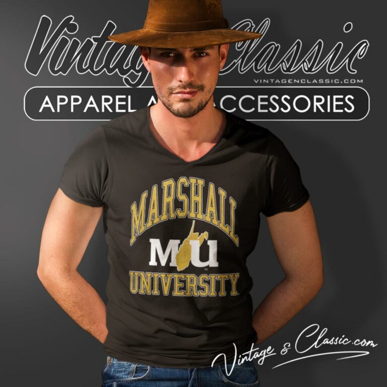 Marshall University V Neck TShirt Marshall University V Neck TShirt