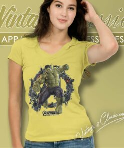 Marvel Avenger Hulk V Neck TShirt