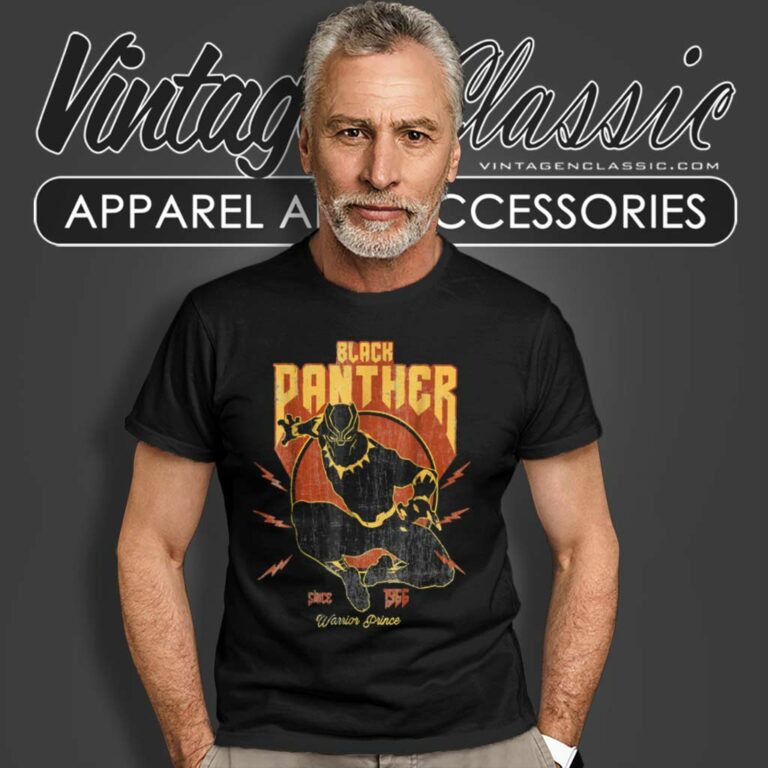 Marvel Black Panther Action Since 1966 T Shirt Marvel Black Panther Action Since 1966 T Shirt
