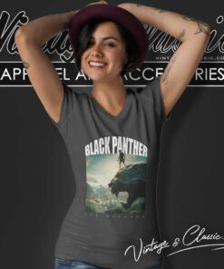 Marvel Black Panther For Wakanda V Neck TShirt