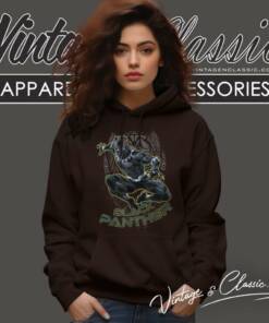 Marvel Black Panther Gold Trimmed Hoodie