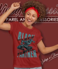 Marvel Black Panther Jumping Women TShirt