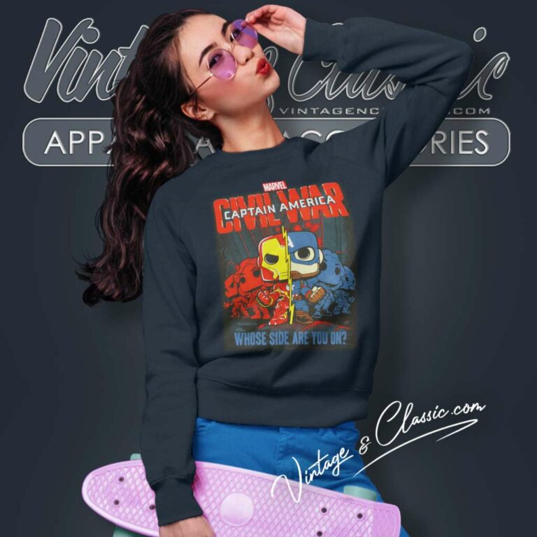 Marvel Captain America Civil War Sweatshirt Marvel Captain America Civil War Sweatshirt