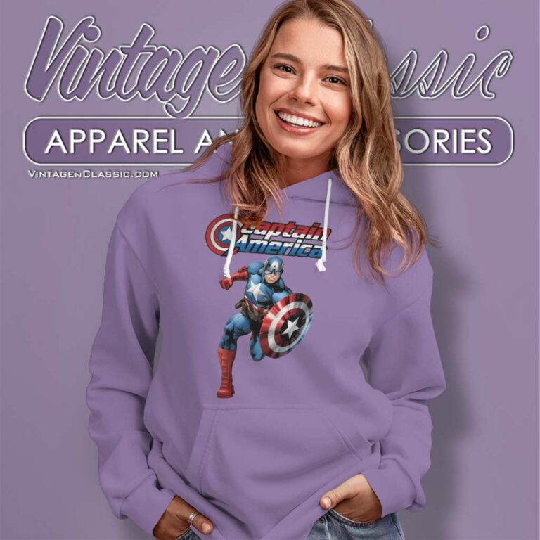 Marvel Captain America Running Hoodie Marvel Captain America Running Hoodie