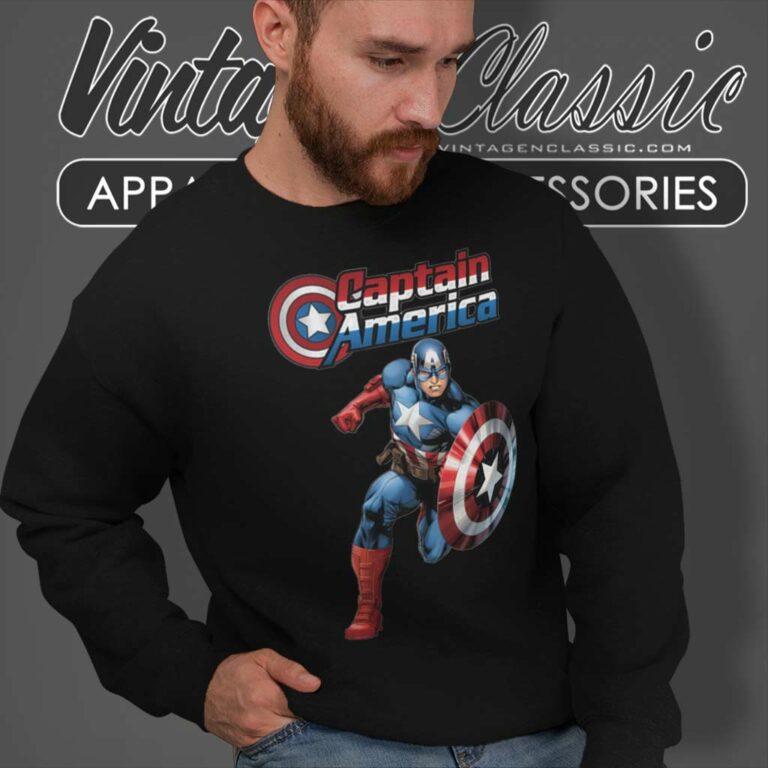 Marvel Captain America Running Sweatshirt Marvel Captain America Running Sweatshirt