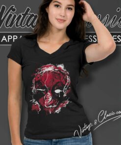 Marvel Deadpool Drip Art Shirt 6 Marvel Deadpool Drip Art V Neck TShirt 1
