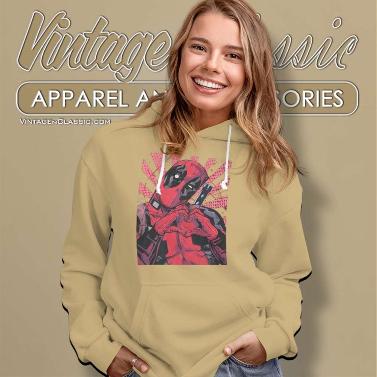 Marvel Deadpool Heart Shirt Hoodie Marvel Deadpool Heart Shirt Hoodie