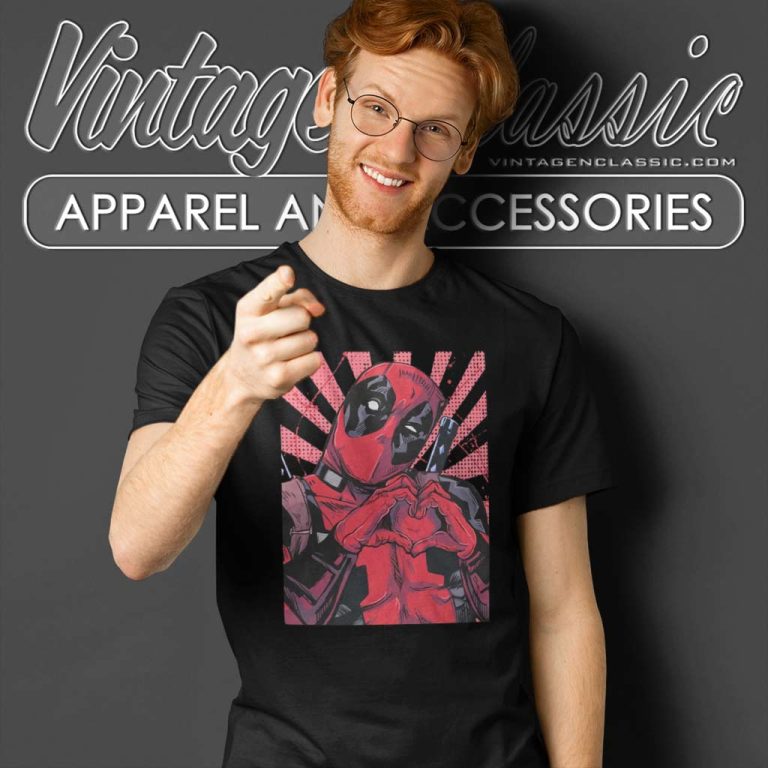Marvel Deadpool Heart Shirt T Shirt Marvel Deadpool Heart Shirt T Shirt