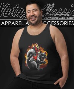 Marvel Deadpool Squirrel Wrangler Tank Top Racerback