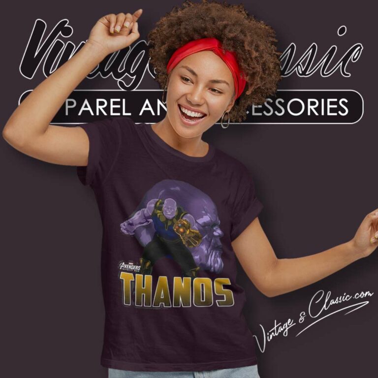 Marvel Featuring Thanos Graphic Women TShirt Marvel Featuring Thanos Graphic Women TShirt