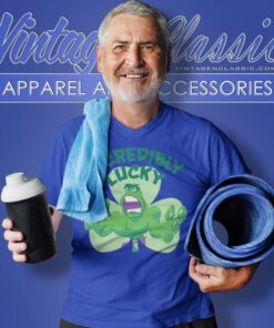 Marvel Hulk Incredibly Lucky Shamrock St Patricks Day V Neck TShirt