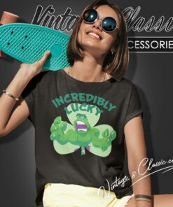 Marvel Hulk Incredibly Lucky Shamrock St Patricks Day Women T Shirt