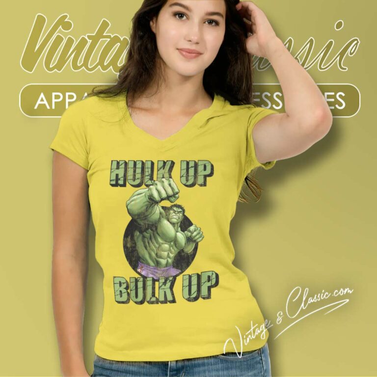 Marvel Hulk Shirt Hulk Up Bulk Up V Neck TShirt Marvel Hulk Shirt Hulk Up Bulk Up V Neck TShirt