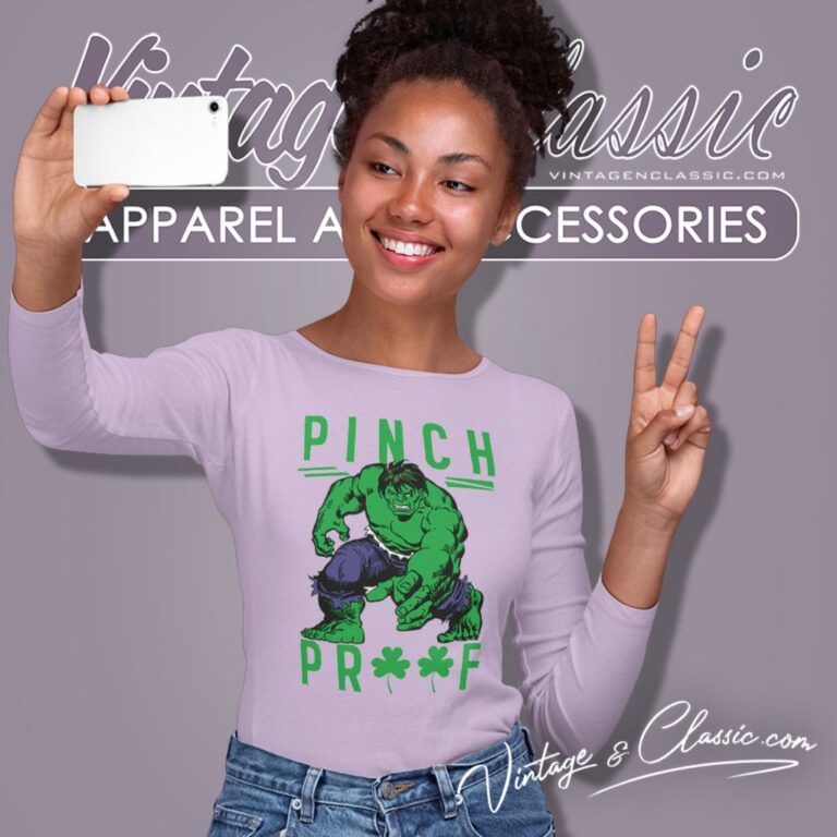 Marvel Hulk St Patricks Day Pinch Proof Long Sleeve Tee Marvel Hulk St Patricks Day Pinch Proof Long Sleeve Tee