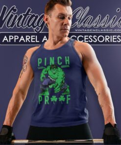 Marvel Hulk St Patricks Day Pinch Proof Tank Top Racerback